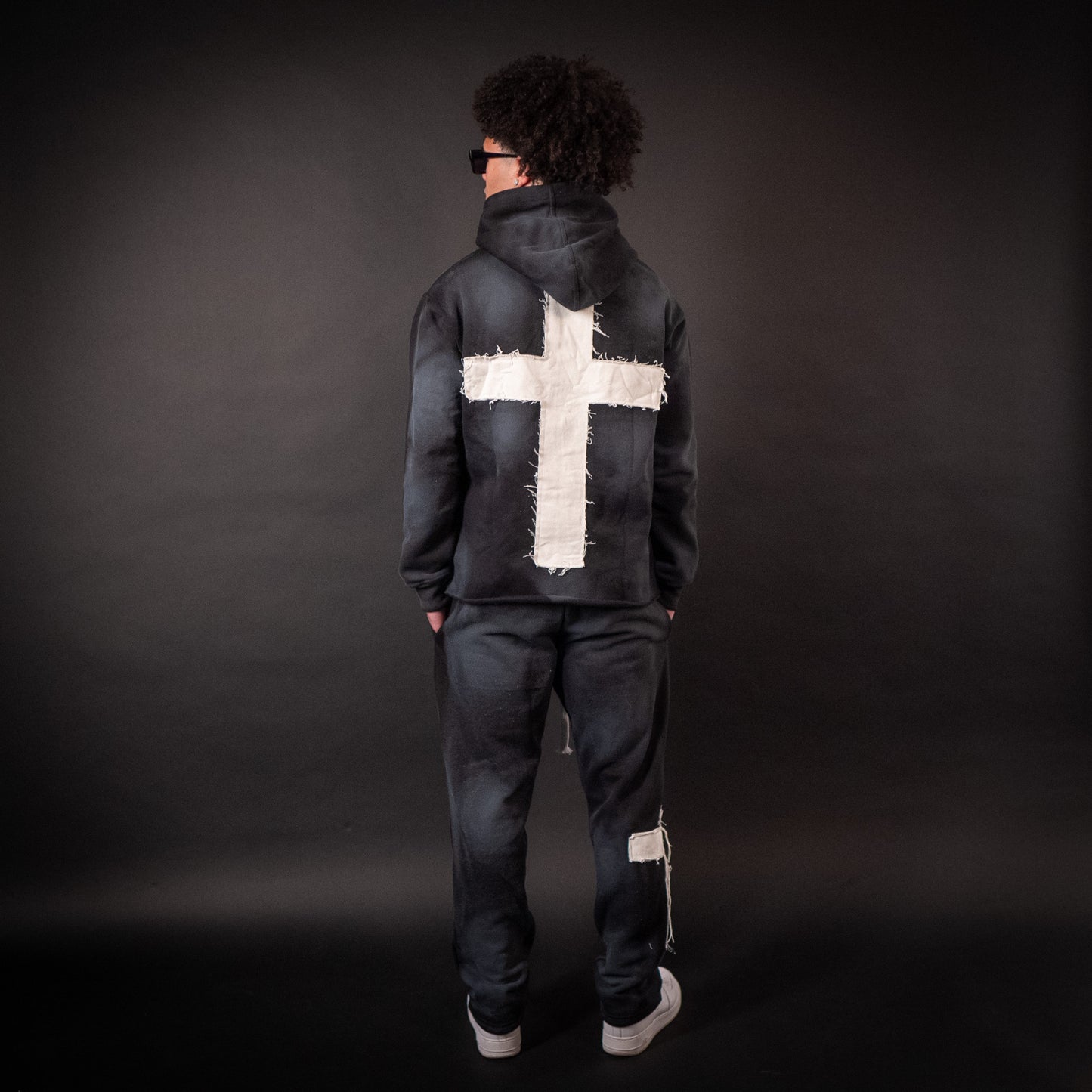 Black “Just Here To Give God Glory” Hoodie