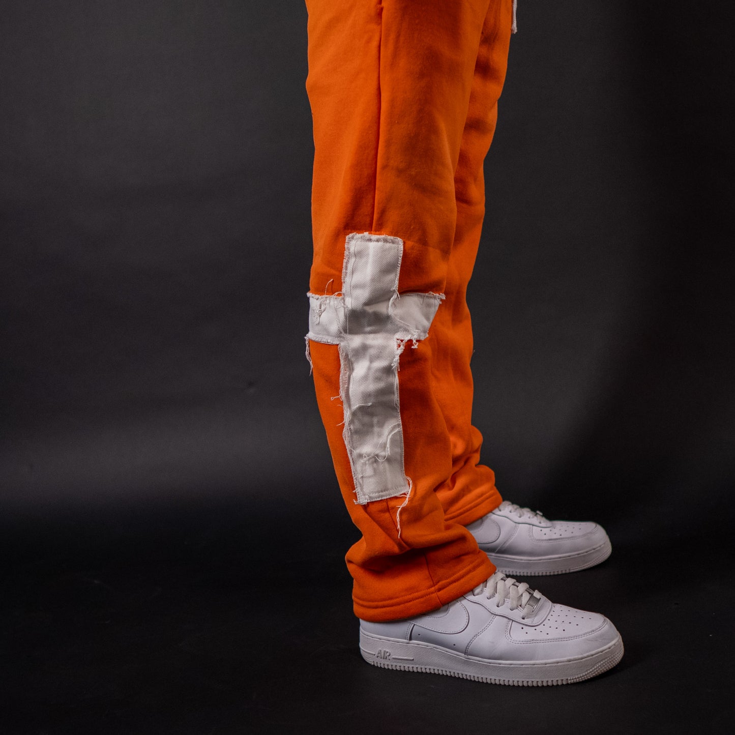 Orange "Just Here To Give God Glory" Pants