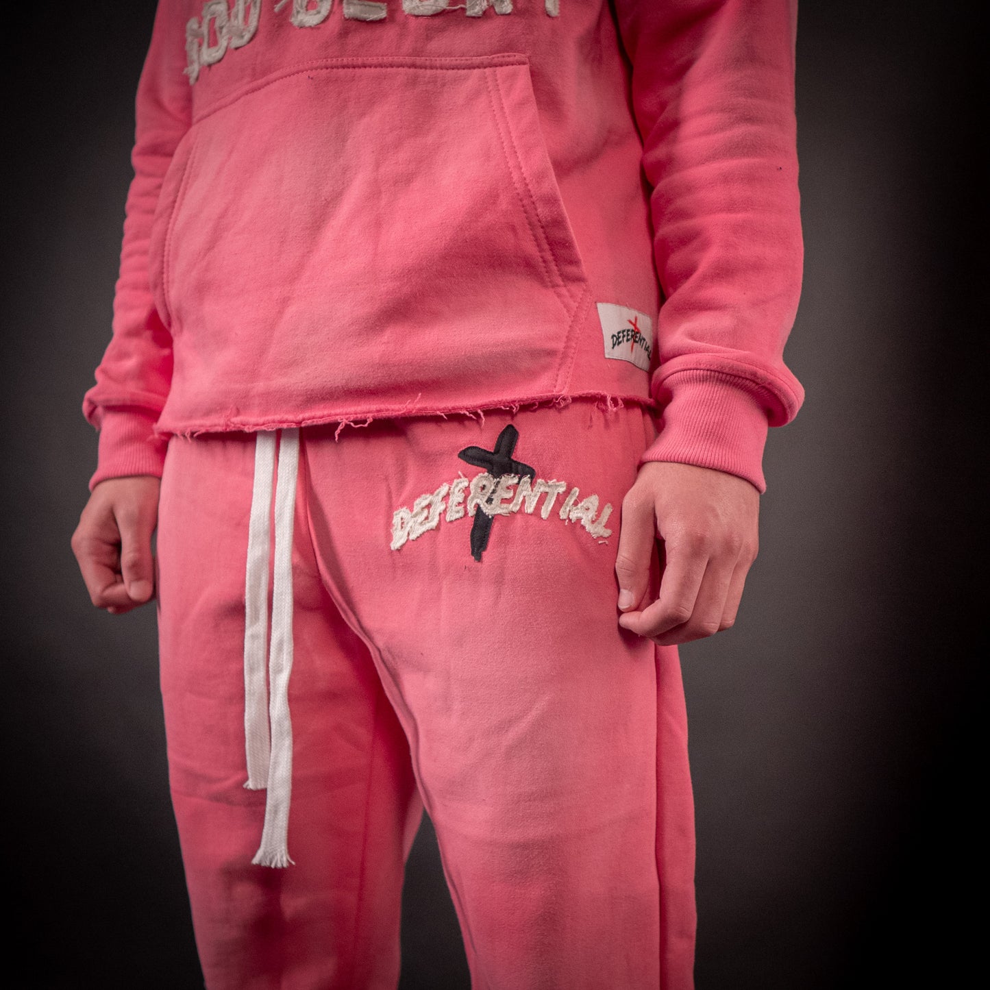 Pink "Just Here To Give God Glory" Pants