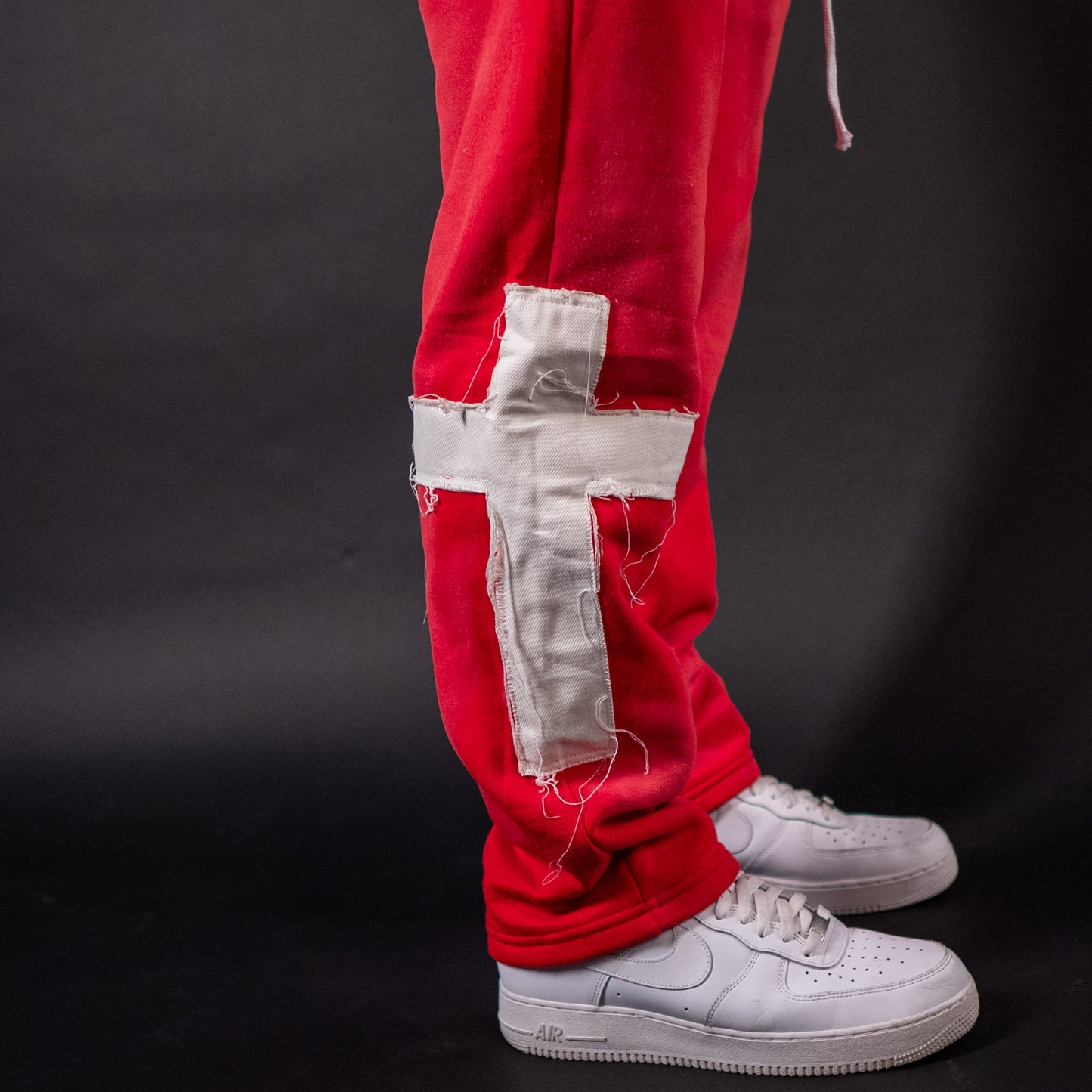 Red "Just Here To Give God Glory" Pants