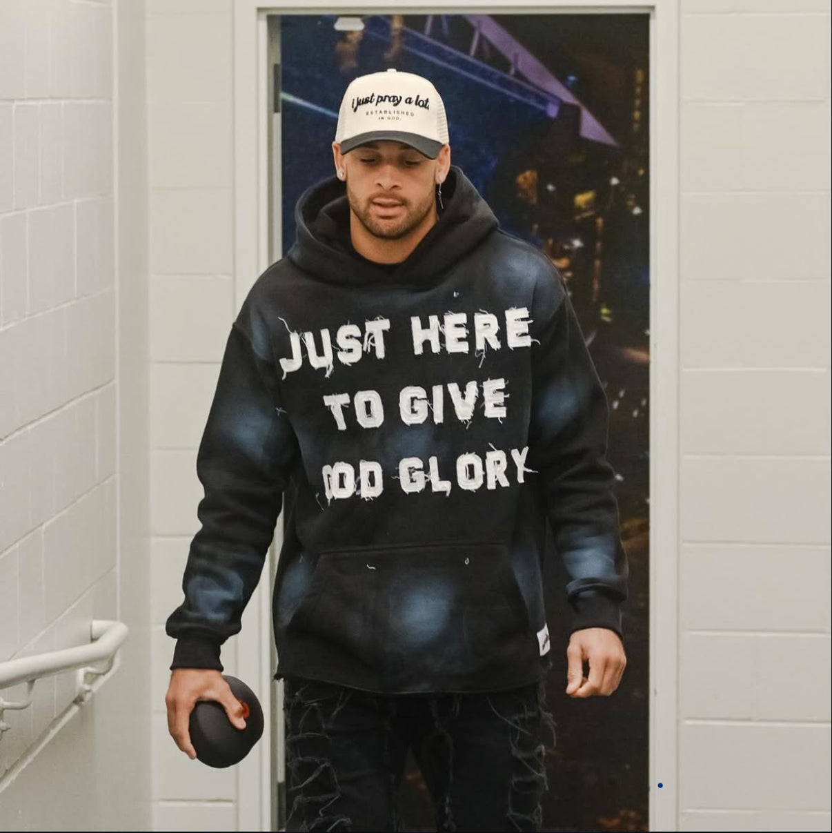 3 Hoodie Bundle: Just Here To Give God Glory