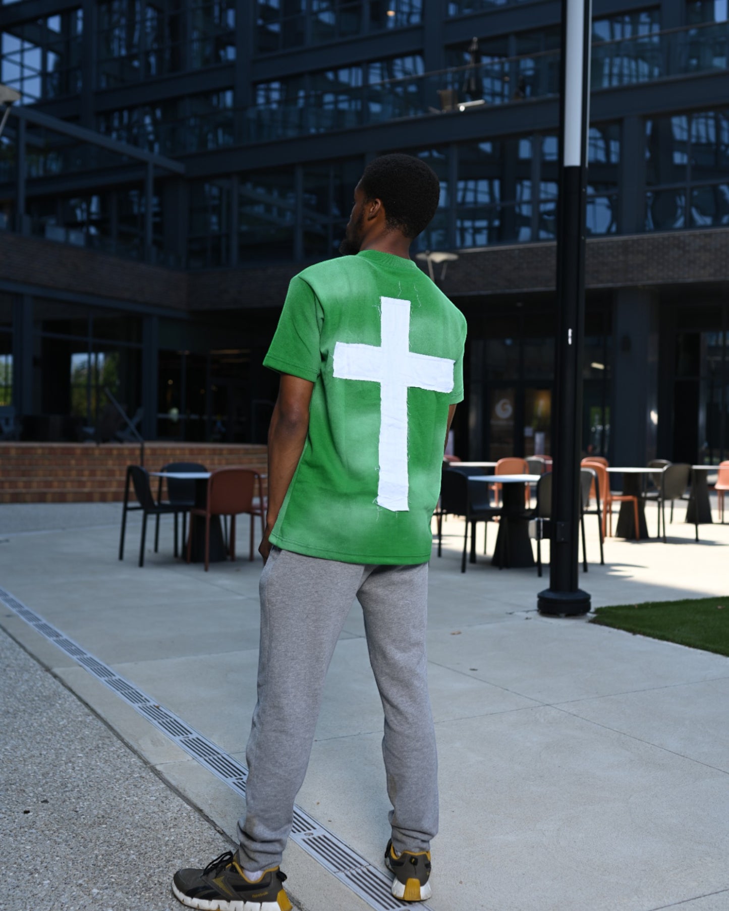 Green "Just Here To Give God Glory" Shirt