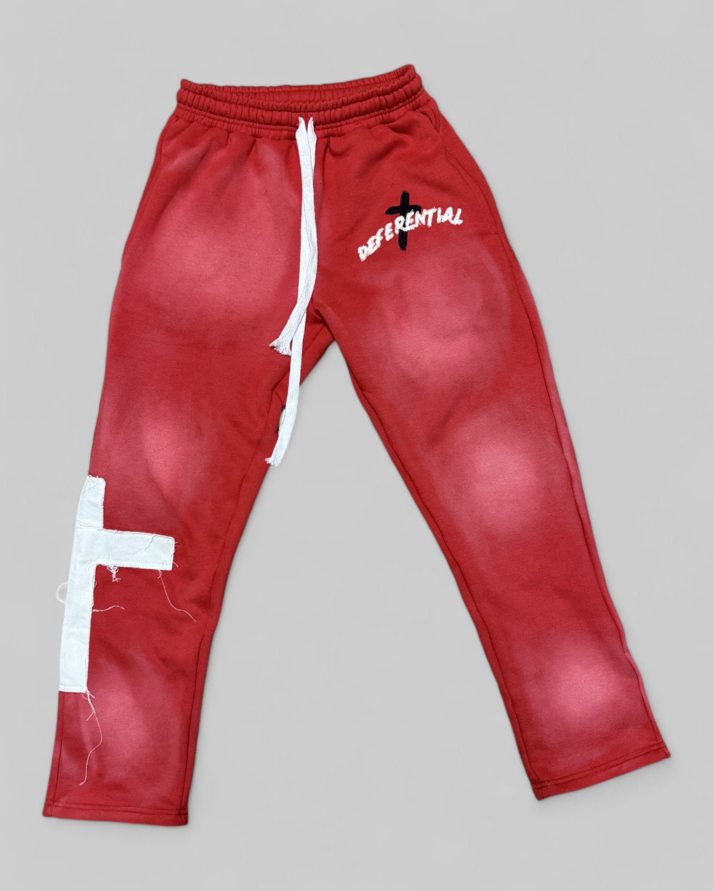 Red "Just Here To Give God Glory" Pants