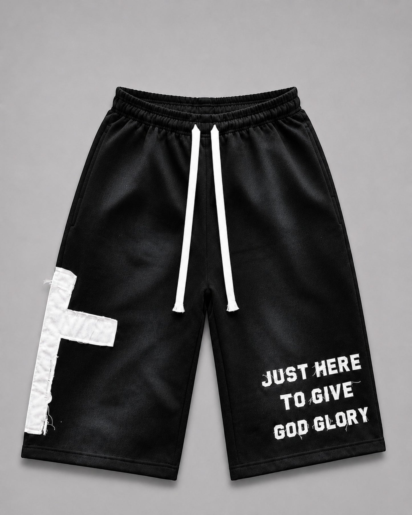 Black "Glory" Shorts *PREORDER