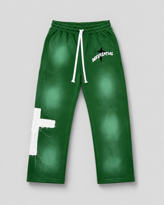 Green "Just Here To Give God Glory" Pants