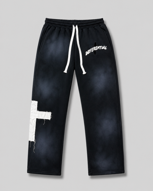 Black "Just Here To Give God Glory" Pants