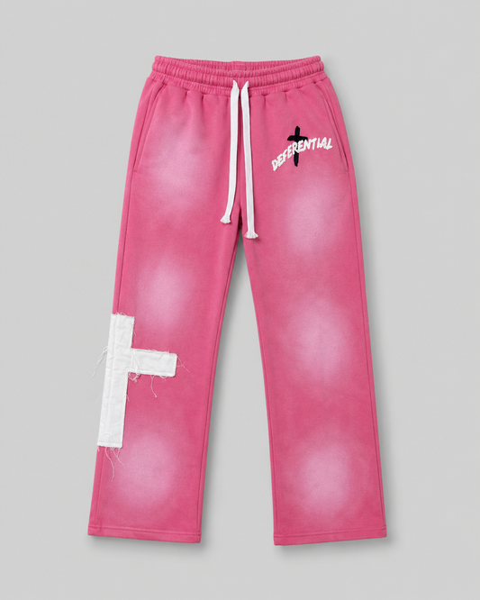 Pink "Just Here To Give God Glory" Pants