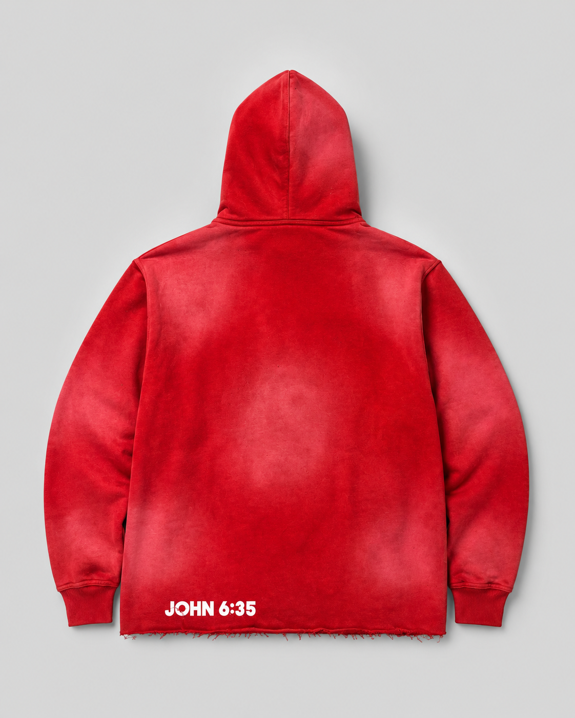 Red "Jesus Satisfies" Hoodie