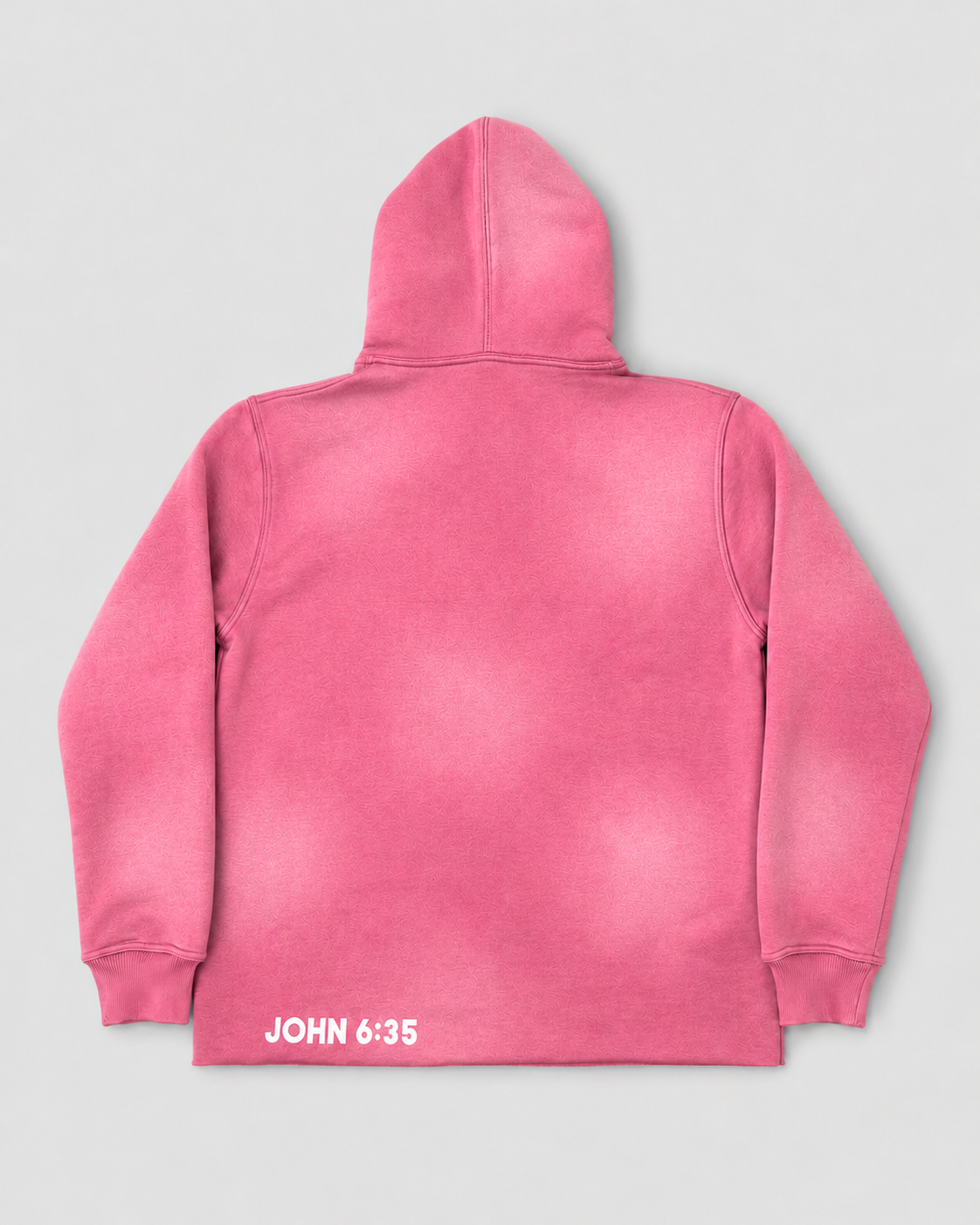 Pink "Jesus Satisfies" Hoodie