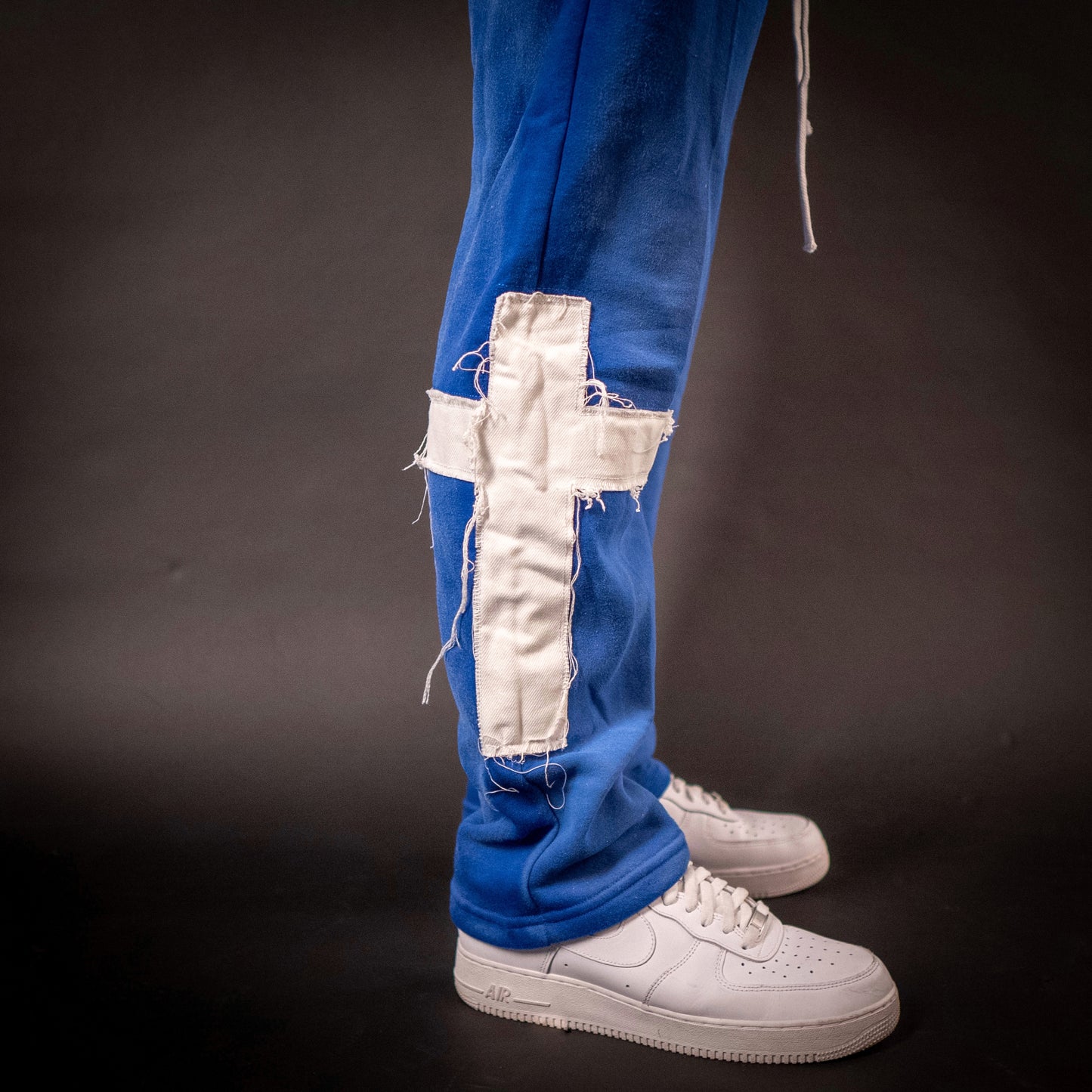 Blue "Just Here To Give God Glory" Pants