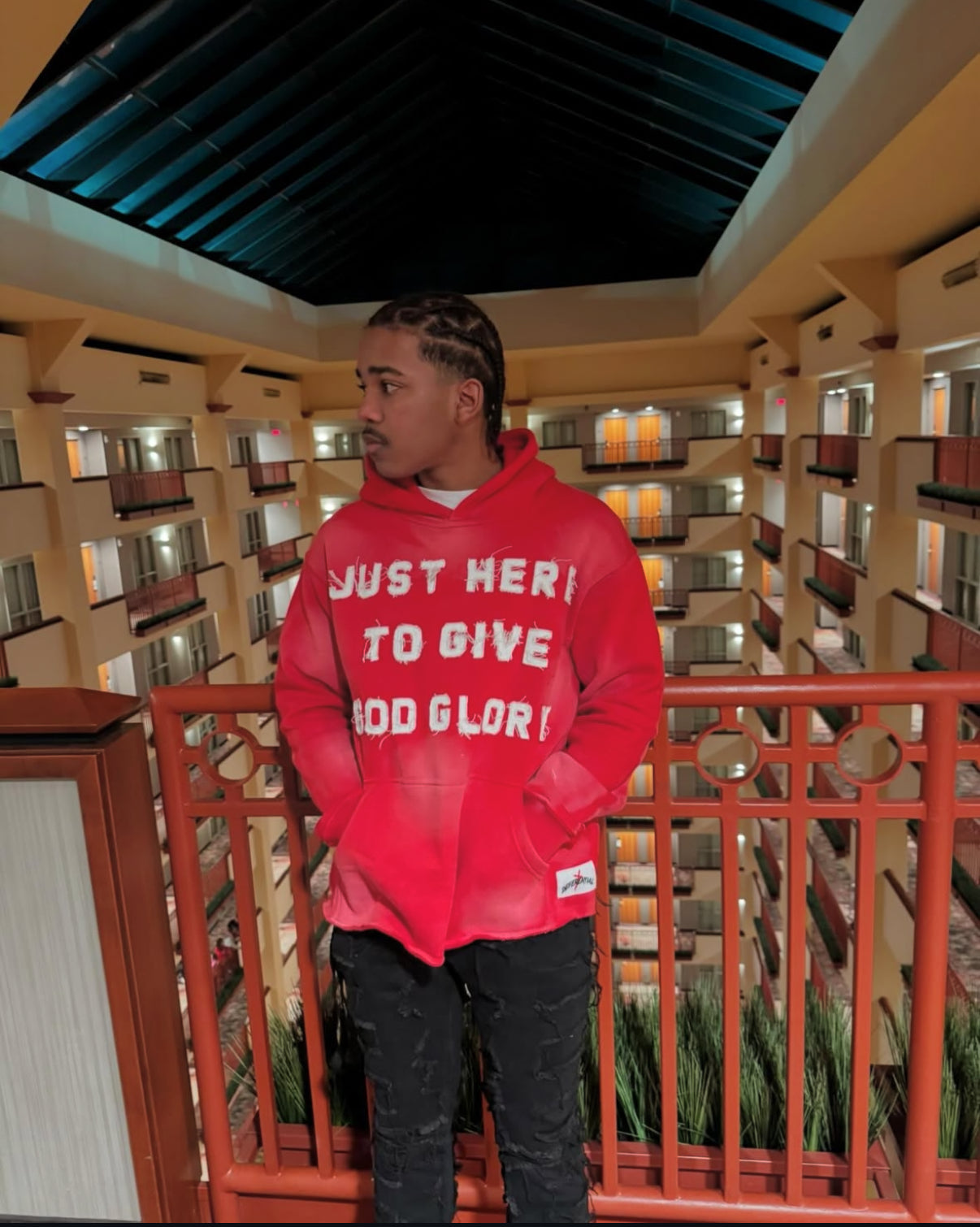 3 Hoodie Bundle: Just Here To Give God Glory