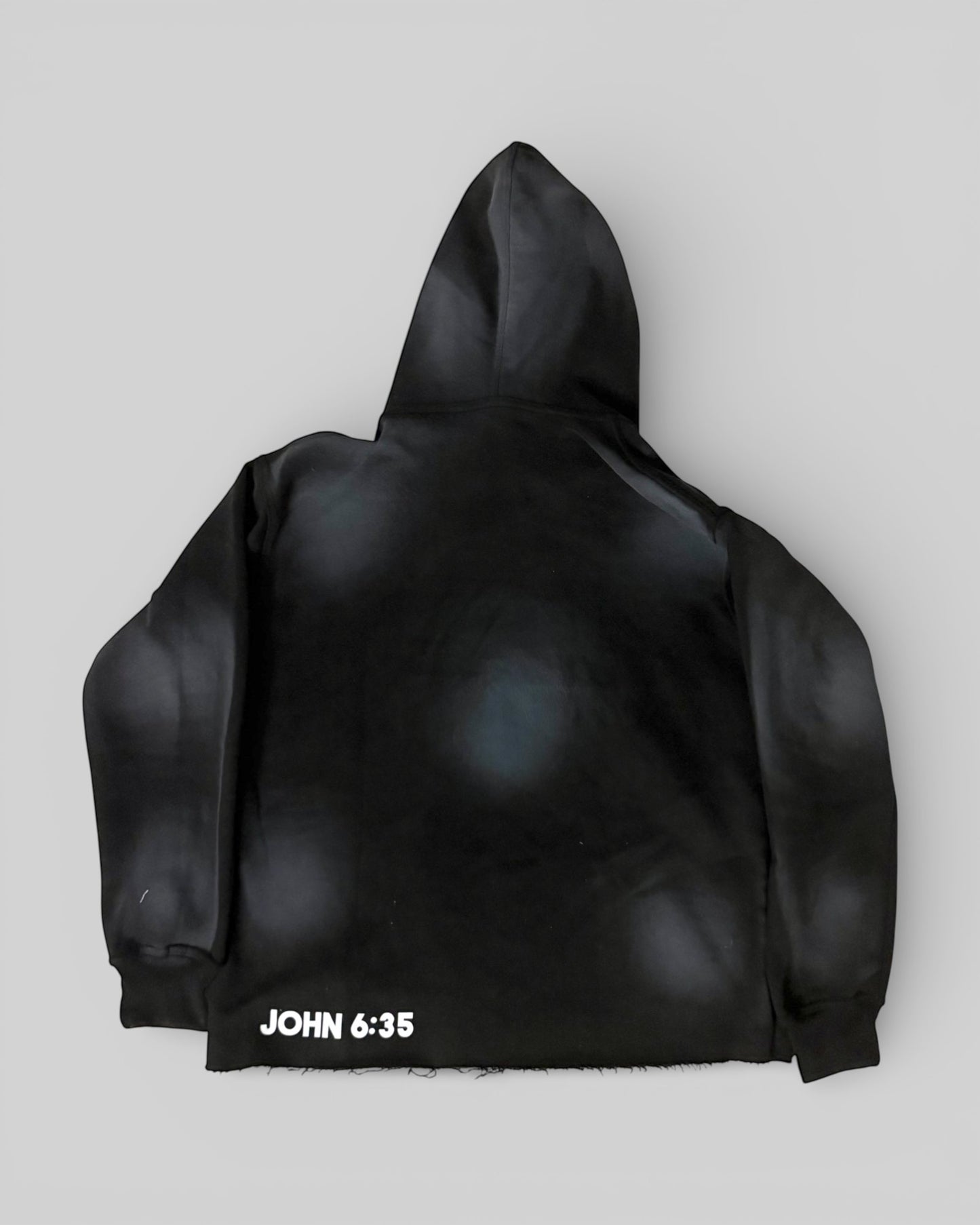 Black "Jesus Satisfies" Hoodie