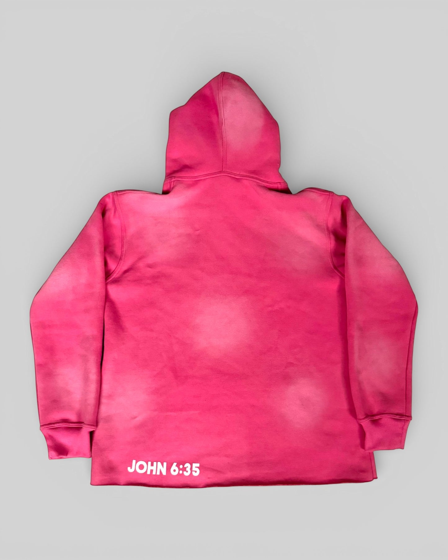 Pink "Jesus Satisfies" Hoodie