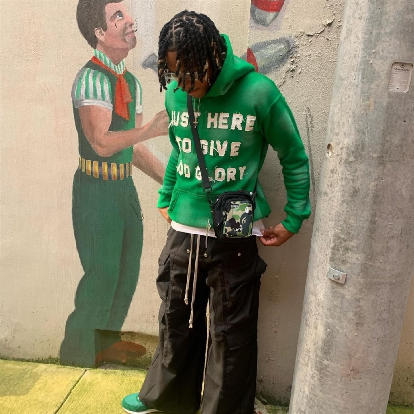 Mystery “Just Here To Give God Glory” Hoodie