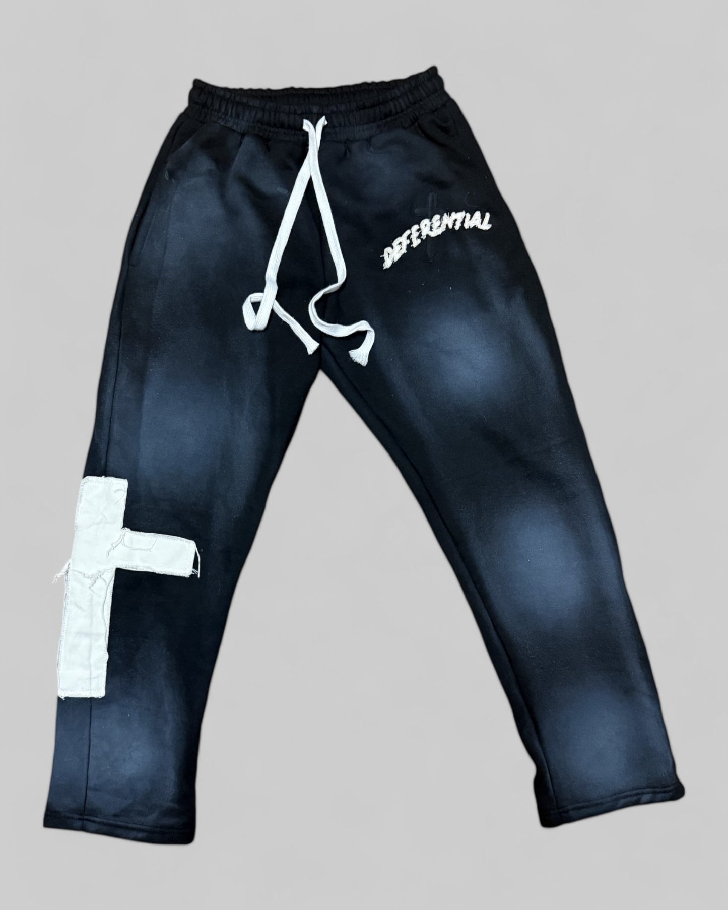 Black "Just Here To Give God Glory" Pants