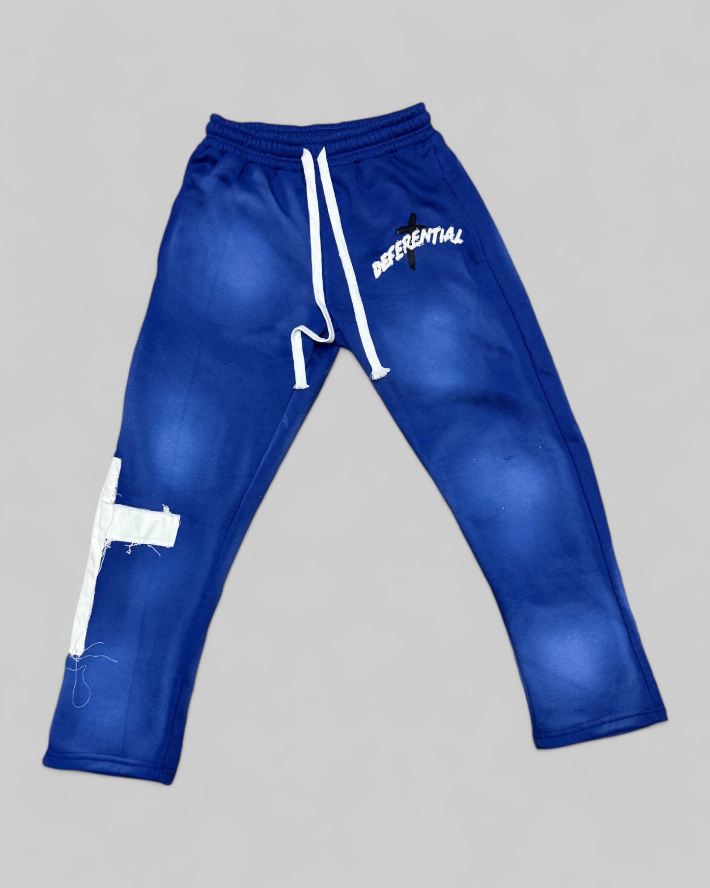 Blue "Just Here To Give God Glory" Pants