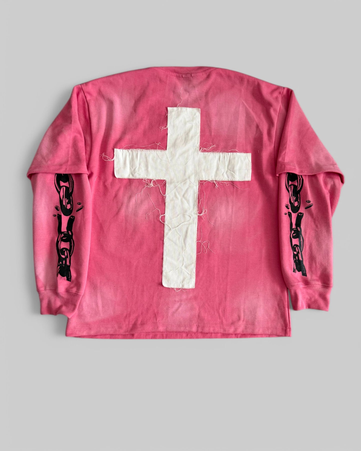 Pink "Freedom" Double Layered Tee