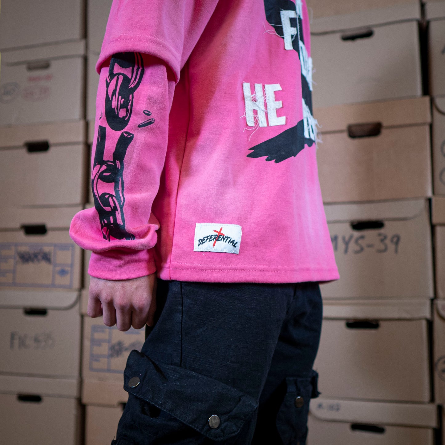 Pink "Freedom" Double Layered Tee