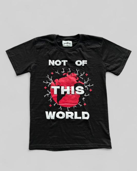 Red "Not Of This World" Tee