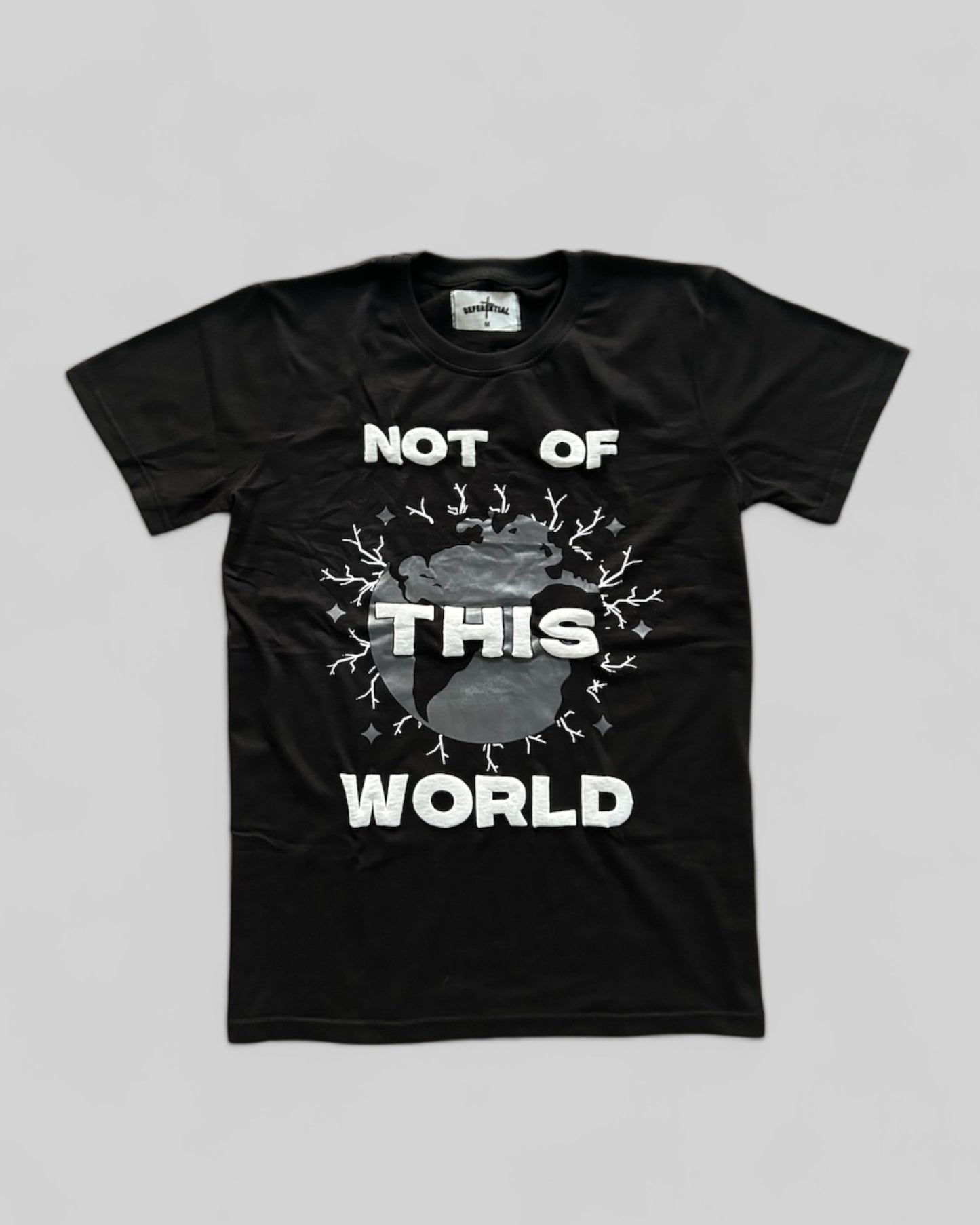 Grey "Not Of This World" Tee