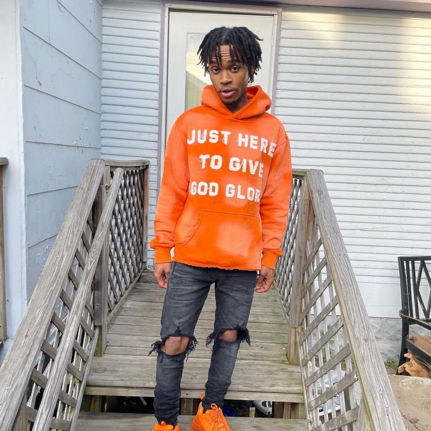 Mystery “Just Here To Give God Glory” Hoodie